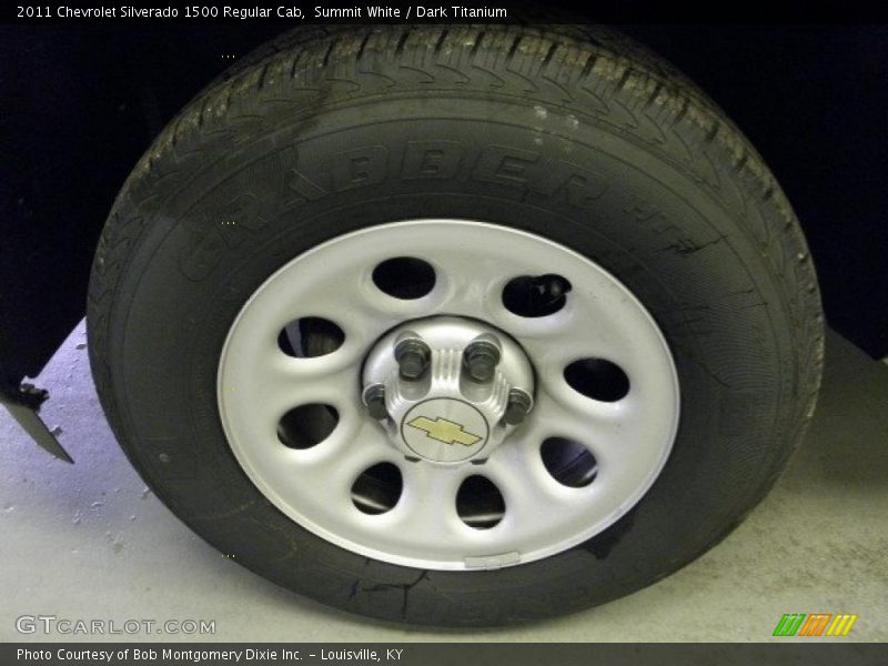 Summit White / Dark Titanium 2011 Chevrolet Silverado 1500 Regular Cab