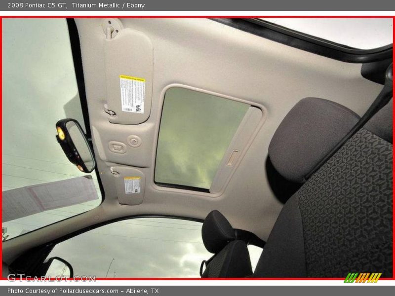 Titanium Metallic / Ebony 2008 Pontiac G5 GT