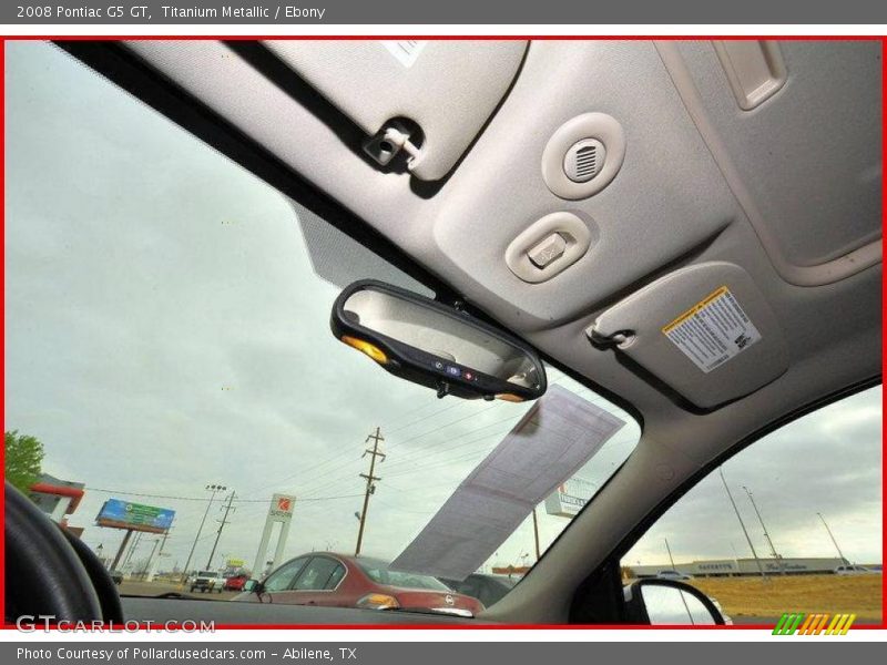 Titanium Metallic / Ebony 2008 Pontiac G5 GT
