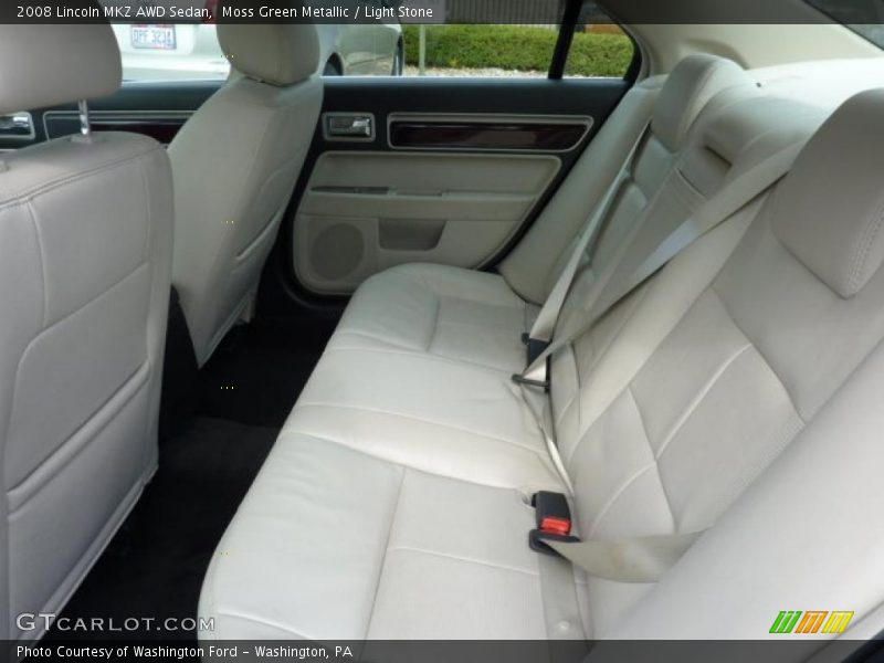 Moss Green Metallic / Light Stone 2008 Lincoln MKZ AWD Sedan