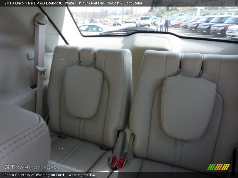 White Platinum Metallic Tri-Coat / Light Stone 2010 Lincoln MKT AWD EcoBoost