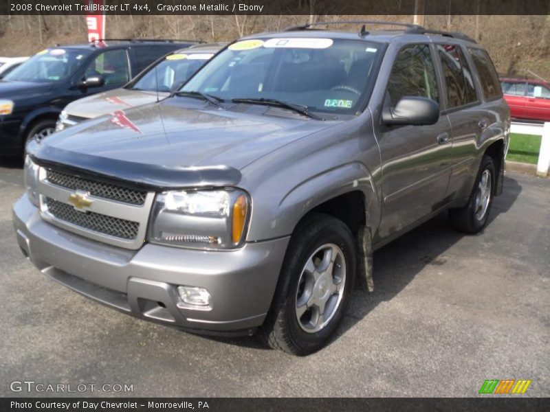 Graystone Metallic / Ebony 2008 Chevrolet TrailBlazer LT 4x4