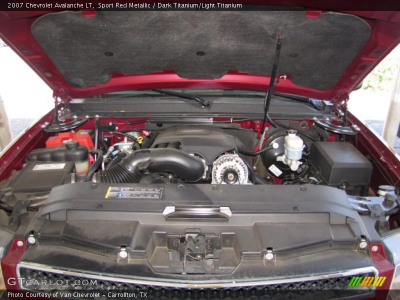 Sport Red Metallic / Dark Titanium/Light Titanium 2007 Chevrolet Avalanche LT