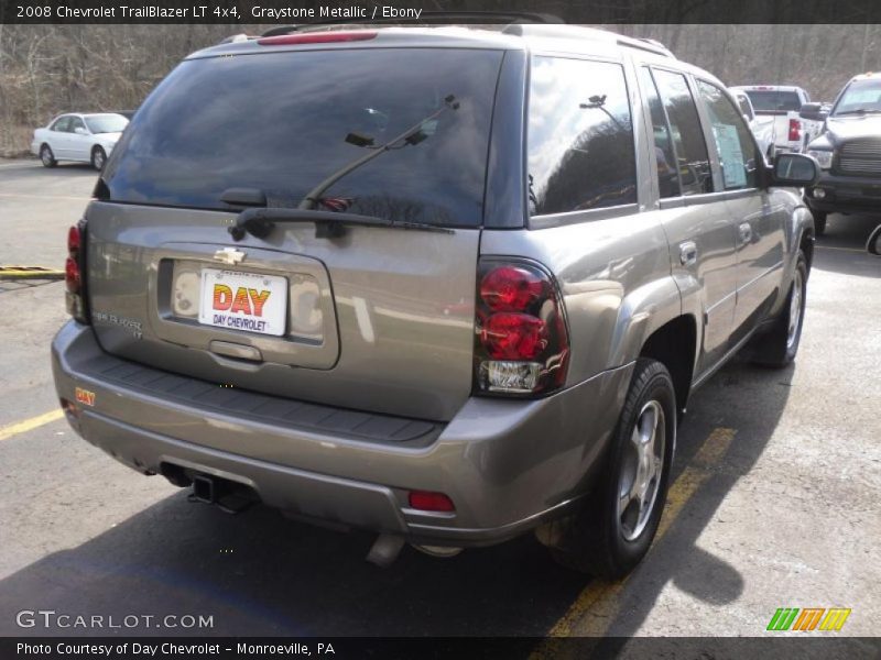 Graystone Metallic / Ebony 2008 Chevrolet TrailBlazer LT 4x4
