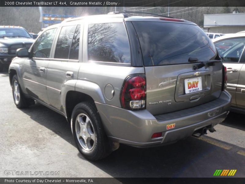 Graystone Metallic / Ebony 2008 Chevrolet TrailBlazer LT 4x4