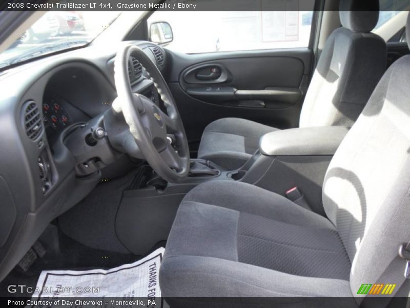 Graystone Metallic / Ebony 2008 Chevrolet TrailBlazer LT 4x4