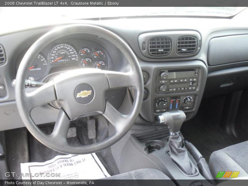 Graystone Metallic / Ebony 2008 Chevrolet TrailBlazer LT 4x4