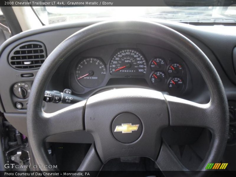 Graystone Metallic / Ebony 2008 Chevrolet TrailBlazer LT 4x4