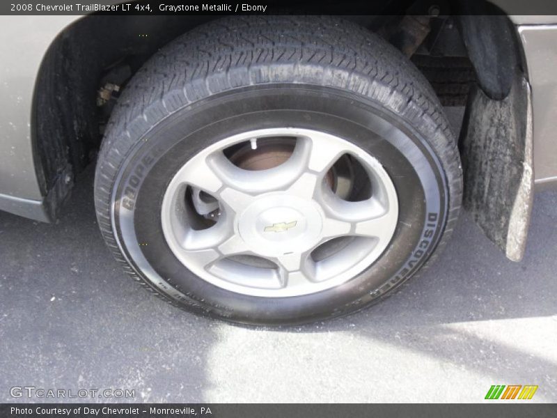 Graystone Metallic / Ebony 2008 Chevrolet TrailBlazer LT 4x4