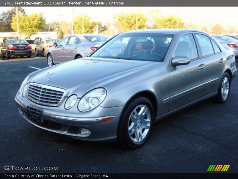 Pewter Silver Metallic / Charcoal 2003 Mercedes-Benz E 320 Sedan