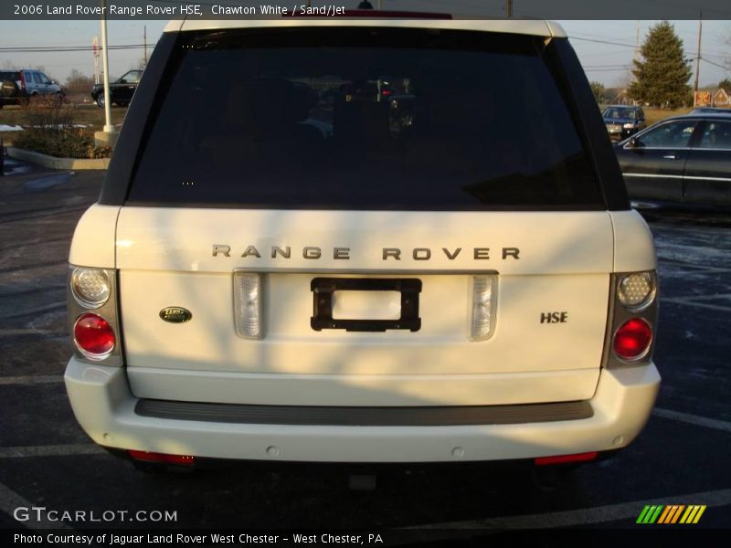 Chawton White / Sand/Jet 2006 Land Rover Range Rover HSE