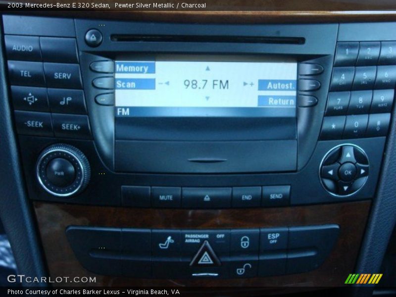 Pewter Silver Metallic / Charcoal 2003 Mercedes-Benz E 320 Sedan