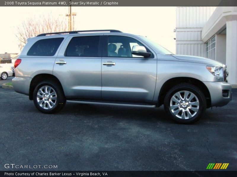 Silver Sky Metallic / Graphite 2008 Toyota Sequoia Platinum 4WD