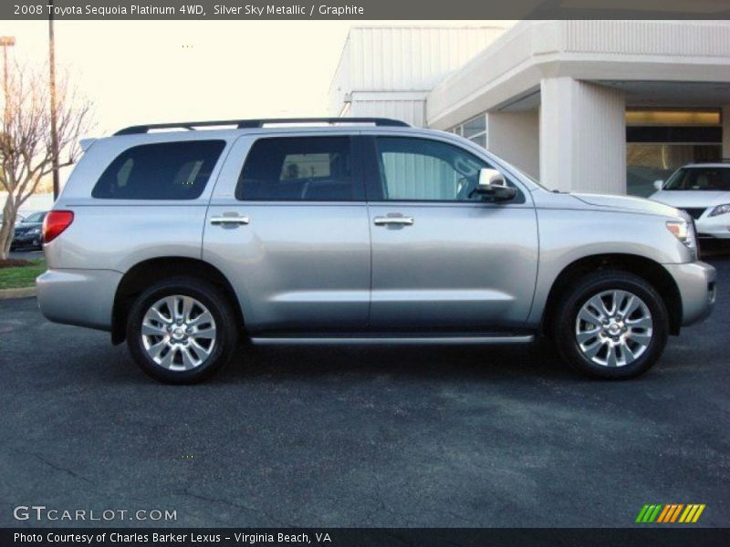 Silver Sky Metallic / Graphite 2008 Toyota Sequoia Platinum 4WD