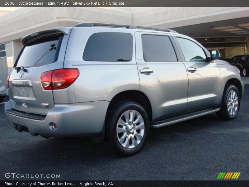 Silver Sky Metallic / Graphite 2008 Toyota Sequoia Platinum 4WD