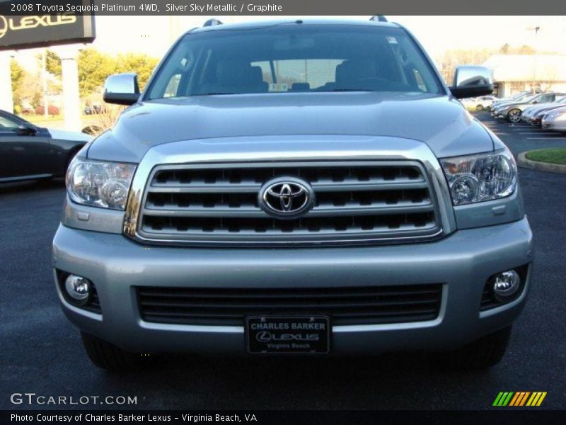 Silver Sky Metallic / Graphite 2008 Toyota Sequoia Platinum 4WD
