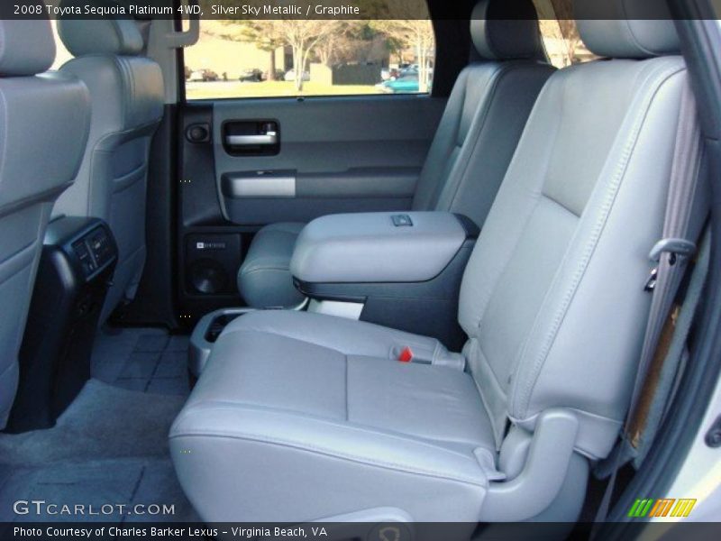  2008 Sequoia Platinum 4WD Graphite Interior