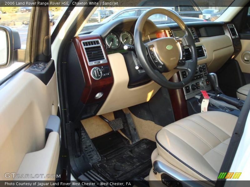 Chawton White / Sand/Jet 2006 Land Rover Range Rover HSE
