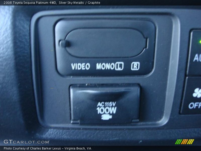 Silver Sky Metallic / Graphite 2008 Toyota Sequoia Platinum 4WD