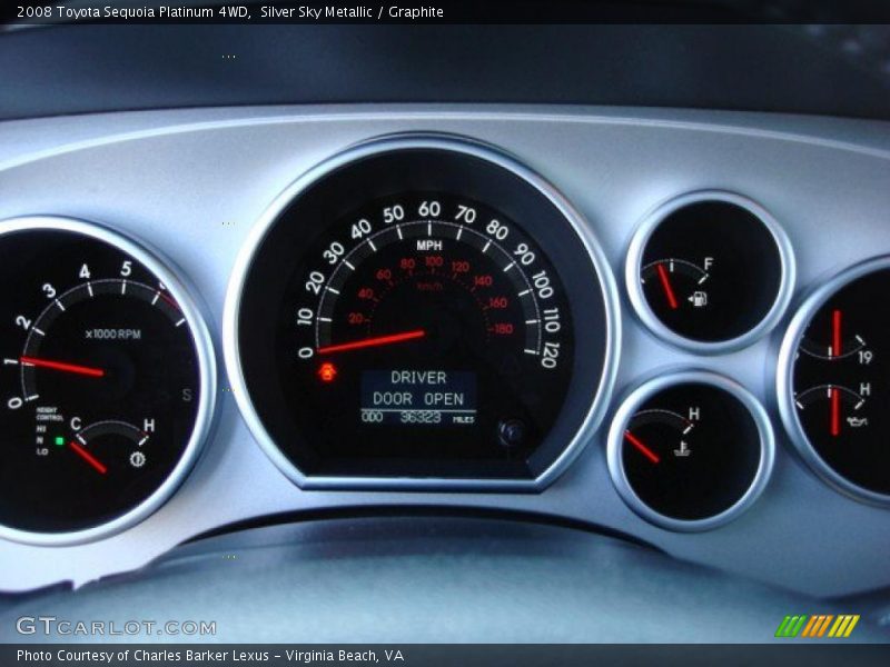 Silver Sky Metallic / Graphite 2008 Toyota Sequoia Platinum 4WD