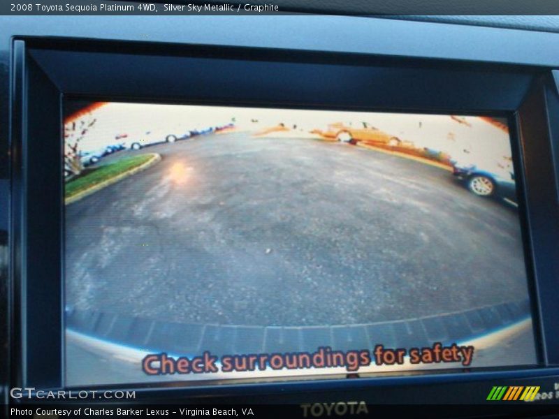 Silver Sky Metallic / Graphite 2008 Toyota Sequoia Platinum 4WD