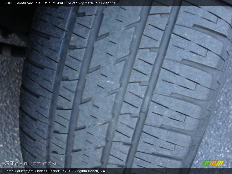 Silver Sky Metallic / Graphite 2008 Toyota Sequoia Platinum 4WD