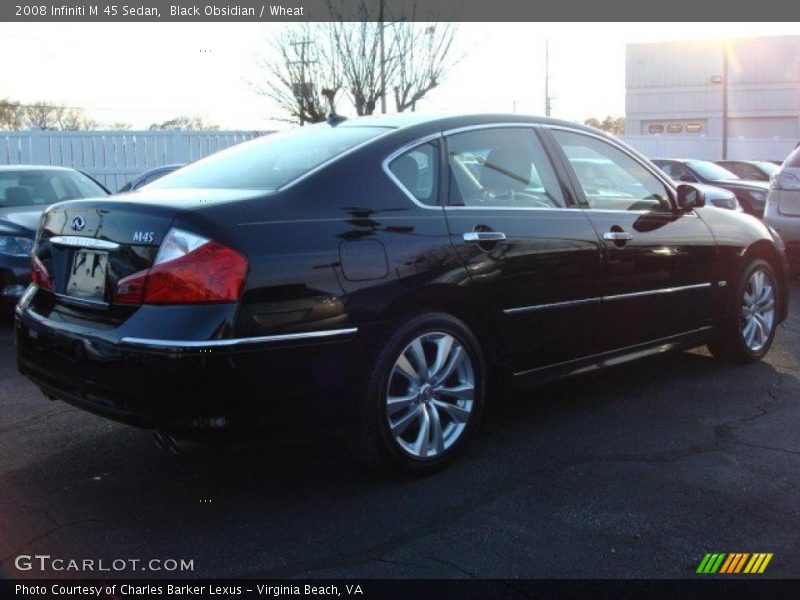 Black Obsidian / Wheat 2008 Infiniti M 45 Sedan