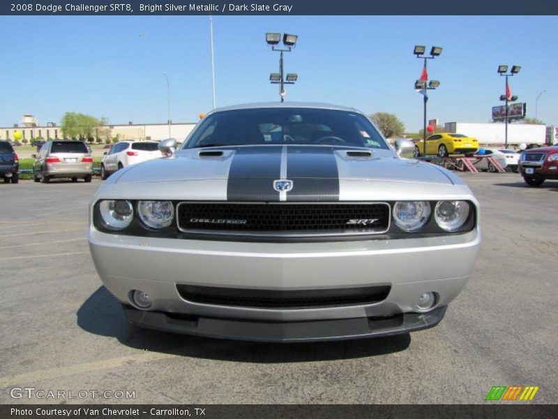 Bright Silver Metallic / Dark Slate Gray 2008 Dodge Challenger SRT8