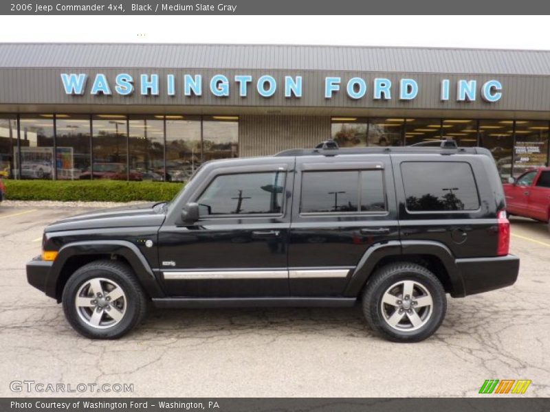 Black / Medium Slate Gray 2006 Jeep Commander 4x4