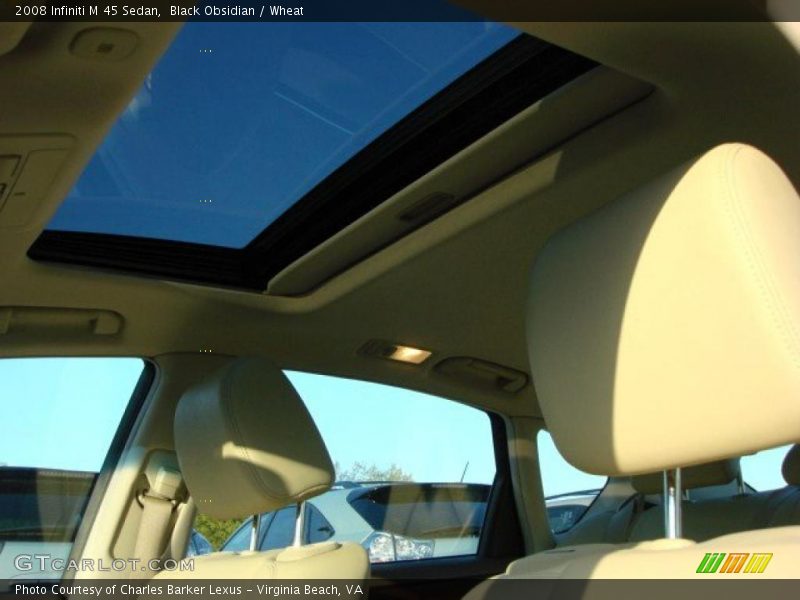 Black Obsidian / Wheat 2008 Infiniti M 45 Sedan