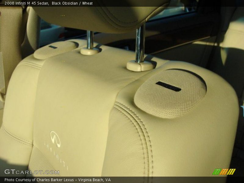 Black Obsidian / Wheat 2008 Infiniti M 45 Sedan