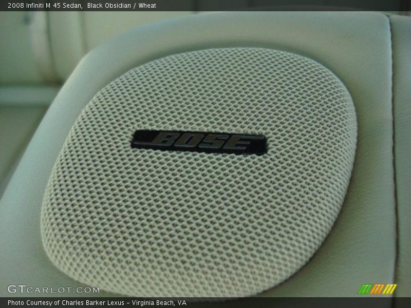 Black Obsidian / Wheat 2008 Infiniti M 45 Sedan