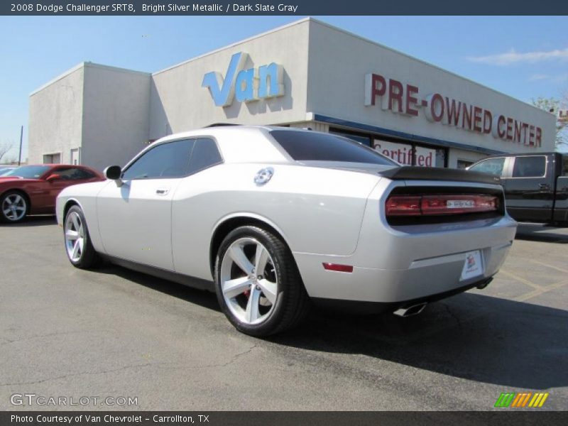 Bright Silver Metallic / Dark Slate Gray 2008 Dodge Challenger SRT8