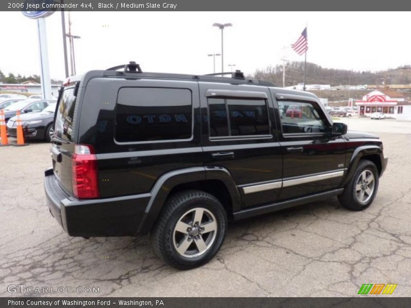 Black / Medium Slate Gray 2006 Jeep Commander 4x4