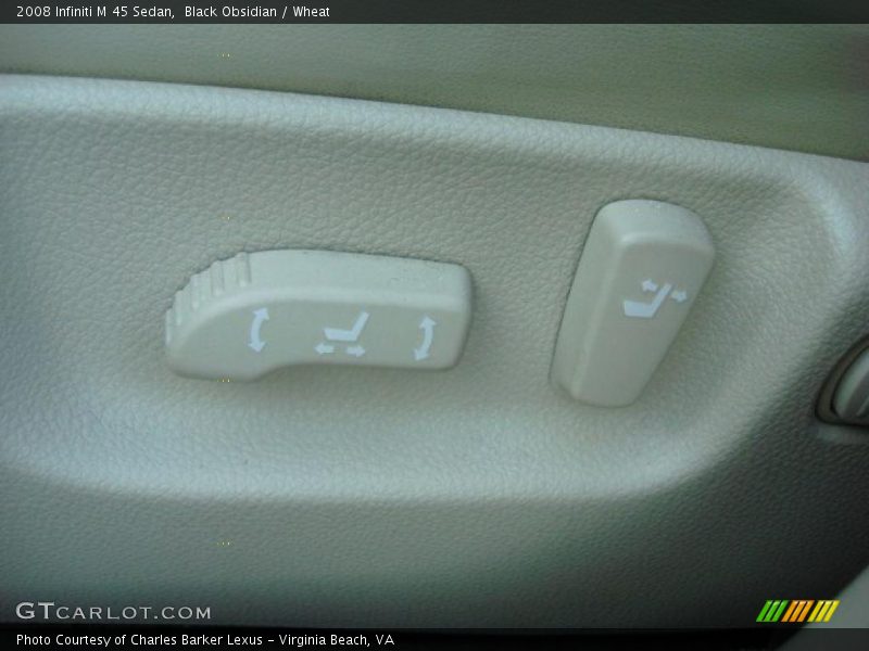 Black Obsidian / Wheat 2008 Infiniti M 45 Sedan