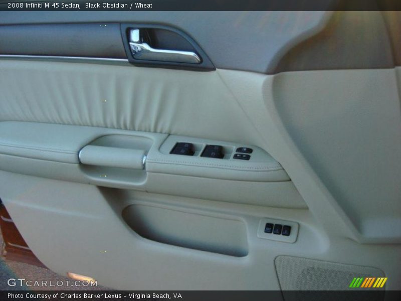 Black Obsidian / Wheat 2008 Infiniti M 45 Sedan