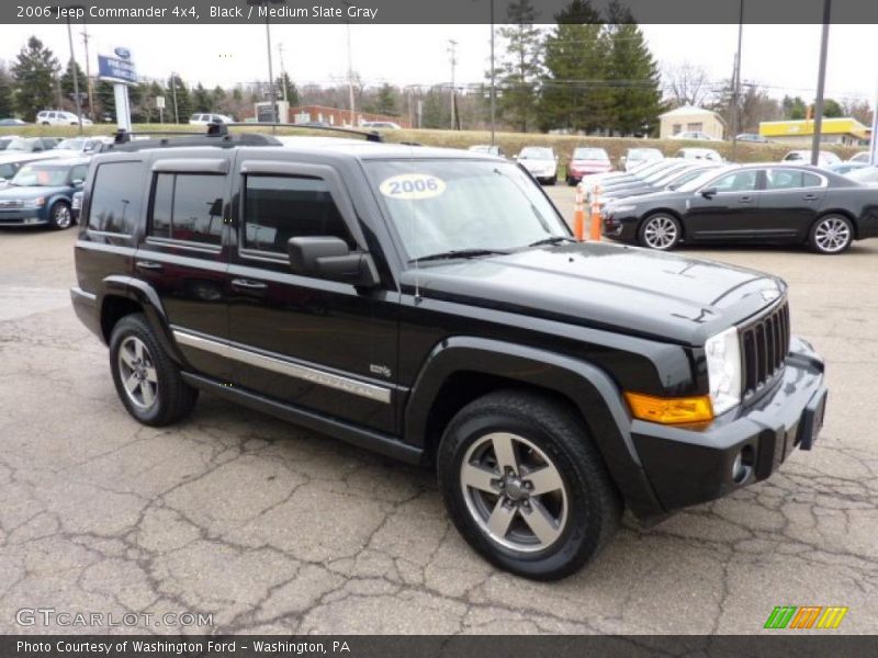 Black / Medium Slate Gray 2006 Jeep Commander 4x4