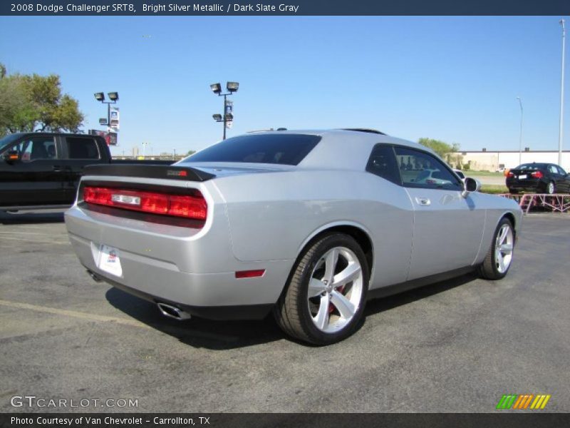 Bright Silver Metallic / Dark Slate Gray 2008 Dodge Challenger SRT8