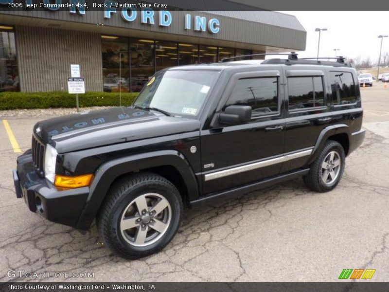 Black / Medium Slate Gray 2006 Jeep Commander 4x4