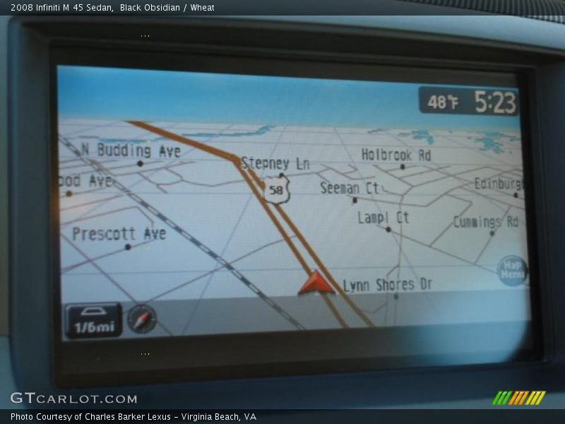Navigation of 2008 M 45 Sedan