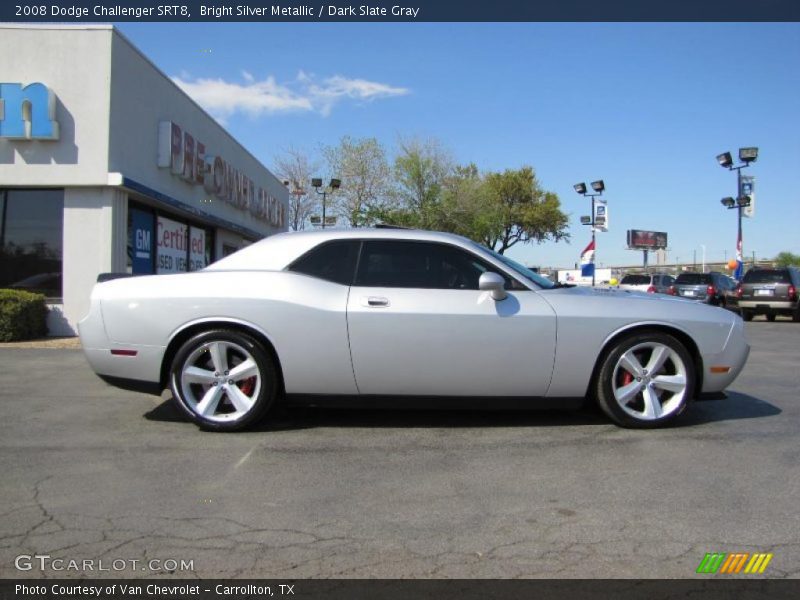Bright Silver Metallic / Dark Slate Gray 2008 Dodge Challenger SRT8