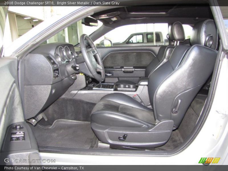 Bright Silver Metallic / Dark Slate Gray 2008 Dodge Challenger SRT8