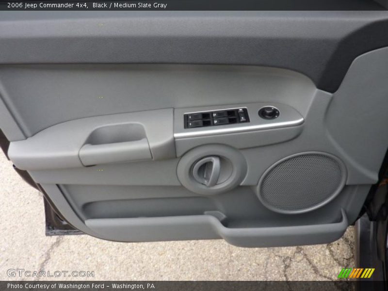 Black / Medium Slate Gray 2006 Jeep Commander 4x4