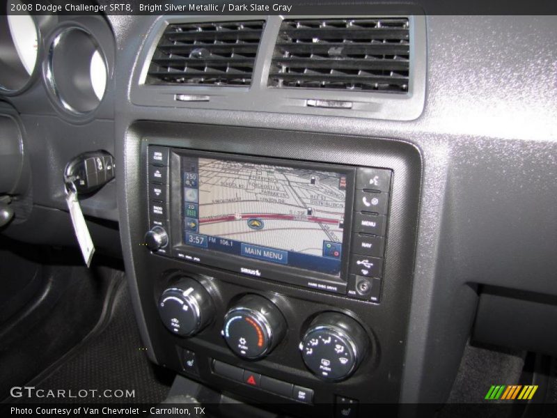 Bright Silver Metallic / Dark Slate Gray 2008 Dodge Challenger SRT8