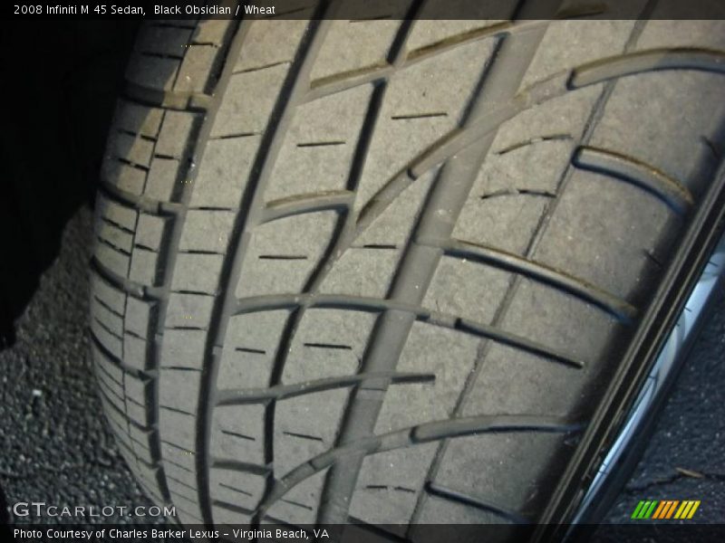 Black Obsidian / Wheat 2008 Infiniti M 45 Sedan