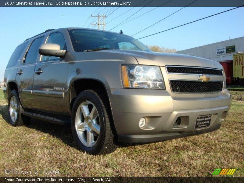 Gold Mist Metallic / Light Cashmere/Ebony 2007 Chevrolet Tahoe LTZ