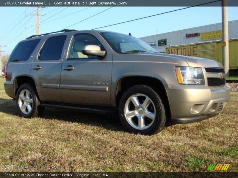 Gold Mist Metallic / Light Cashmere/Ebony 2007 Chevrolet Tahoe LTZ