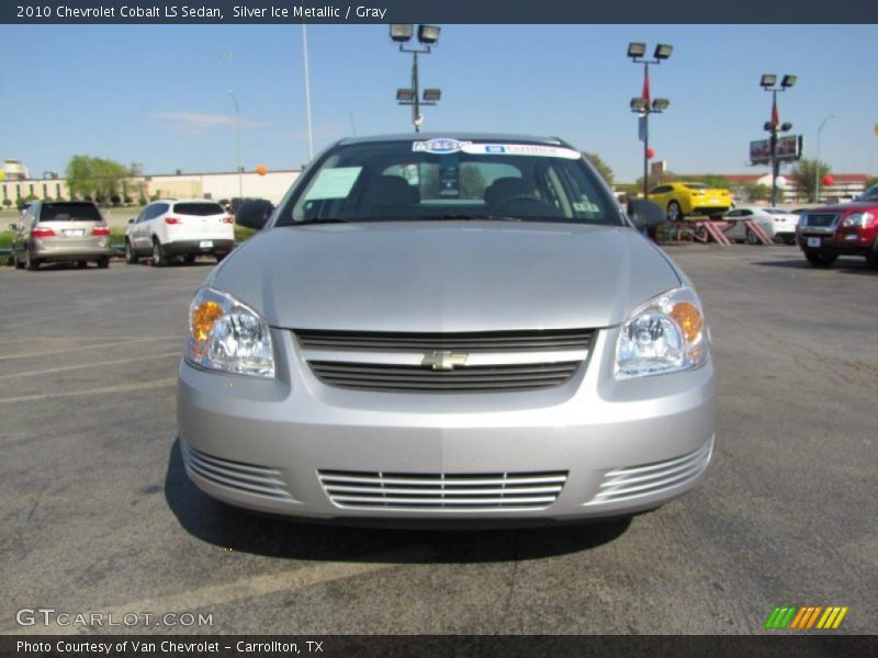 Silver Ice Metallic / Gray 2010 Chevrolet Cobalt LS Sedan