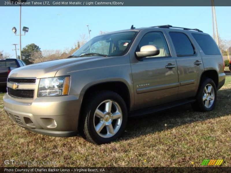 Gold Mist Metallic / Light Cashmere/Ebony 2007 Chevrolet Tahoe LTZ