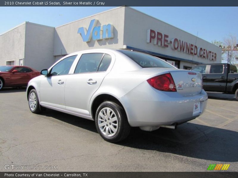 Silver Ice Metallic / Gray 2010 Chevrolet Cobalt LS Sedan